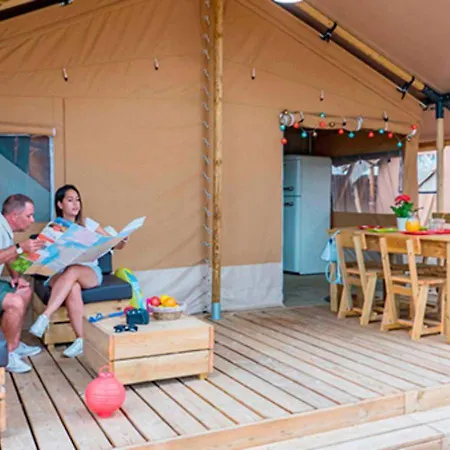 Eurocamp Tents At Campsite Val Saline Ровинь